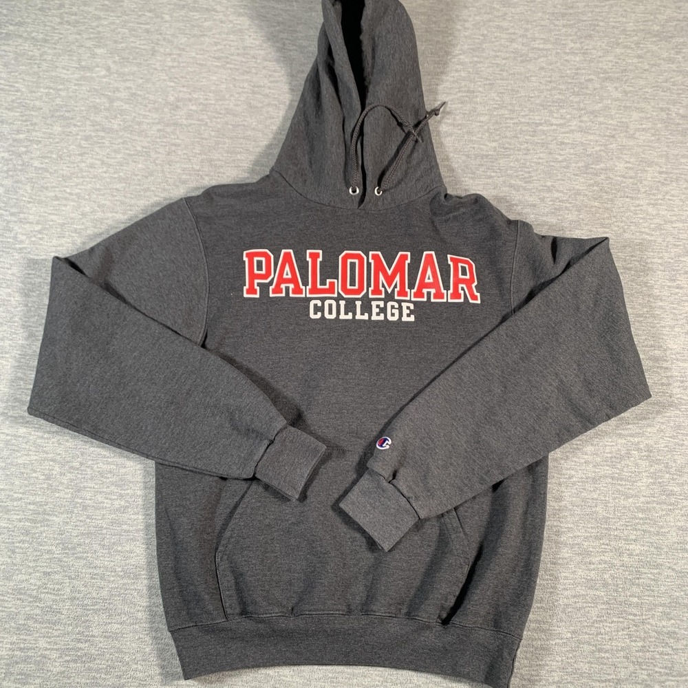 Champion Hoodie Mens Small Palomar College Pullover Sweatshirt Athletic
